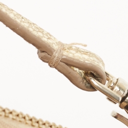 مملوكة مسبقًا Jimmy Choo Gold Glitter Pochette Bag