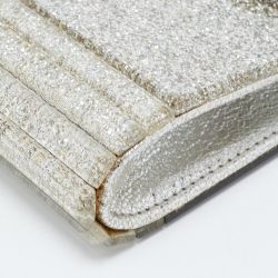 Pre Owned Jimmy Choo Silver Acrylic and Leather Candy Chain Clutch