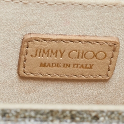 Pre Owned Jimmy Choo Silver Acrylic and Leather Candy Chain Clutch