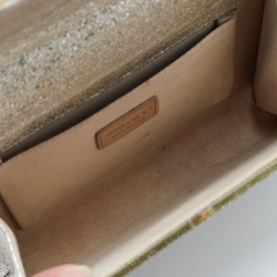 Pre Owned Jimmy Choo Silver Acrylic and Leather Candy Chain Clutch