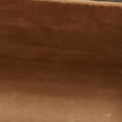 Pre Owned Jimmy Choo Gold Metal And Suede Candy Clutch Bag