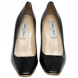 Jimmy Choo Black Patent Leather Pumps Size 36