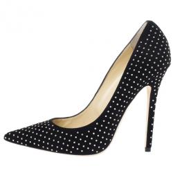 مملوكة مسبقًا Jimmy Choo Black Anouk Studded Pumps 38.5