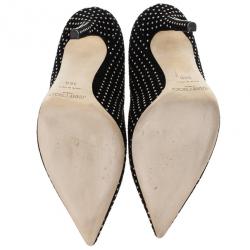 مملوكة مسبقًا Jimmy Choo Black Anouk Studded Pumps 38.5
