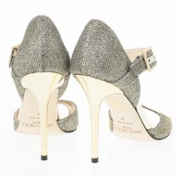مملوكة مسبقًا Jimmy Choo Lace Glitter Mary Jane Pumps Size 36