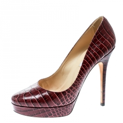 jimmy choo croc pumps