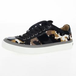 Jimmy Choo Portman Camouflage Pony Hair Sneakers Size 43