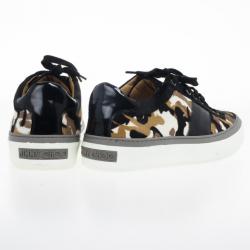 Jimmy Choo Portman Camouflage Pony Hair Sneakers Size 43