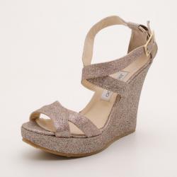Pre Owned Jimmy Choo Penny Wedge Sandals Size 41