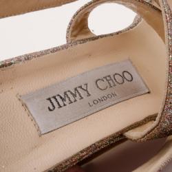 Pre Owned Jimmy Choo Penny Wedge Sandals Size 41