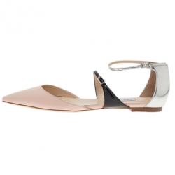 Pre Owned صندل فلات جيمي تشو تيري ثلاثي الألوان مقاس 39.5