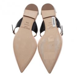 Pre Owned صندل فلات جيمي تشو تيري ثلاثي الألوان مقاس 39.5