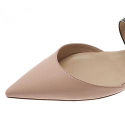 Pre Owned صندل فلات جيمي تشو تيري ثلاثي الألوان مقاس 39.5