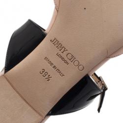 Pre Owned صندل فلات جيمي تشو تيري ثلاثي الألوان مقاس 39.5