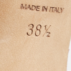 Pre Owned Jimmy Choo Pink Satin Bow Ankle Strap Pumps Size 38.5