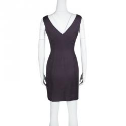 John Galliano Vintage Purple Linen Sleeveless Dress M