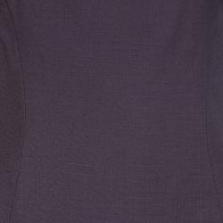 John Galliano Vintage Purple Linen Sleeveless Dress M
