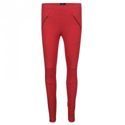 Joseph Red Stretch Gabardine Diamond Top Stitch Detail  Jeggings S