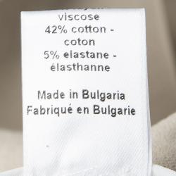 Pre Owned Joseph Stone Beige Stretch Gabardine Skinny Jeans S