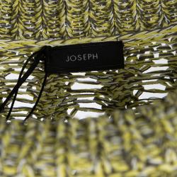 Pre Owned Joseph Mulitcolor Fatigue Deconstructed Chunky Cable Knit Pullover XL