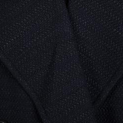 Joseph Navy Blue Summer Tweed Double Breasted Maubert Coat M