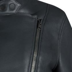 Joseph Forest Grey Lambskin Nappa Leather New Alpha Shearling Jacket M