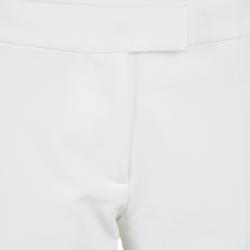 Pre Owned بنطلون جوزيف قصة إعتيادية فينلي غابردين ستريتش بيج فاتح L