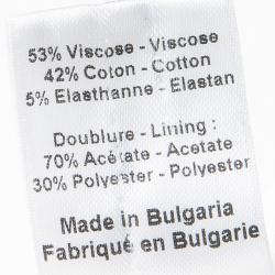 Pre Owned بنطلون جوزيف قصة إعتيادية فينلي غابردين ستريتش بيج فاتح L