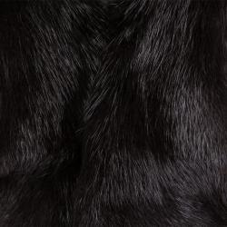 Pre Owned Joseph Burgundy Castor Fur Long Gigi Jacket L