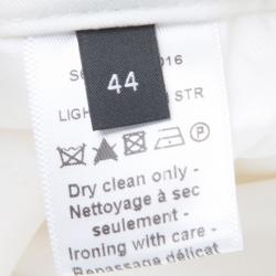 مملوكة مسبقًا بنطلون جوزيف قصة مستقيمة فينلي قطن بيج فاتح L