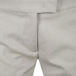 Pre Owned Joseph Almond Beige New Cotton Compact Finley Regular Fit Trousers M