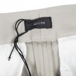 Pre Owned Joseph Almond Beige New Cotton Compact Finley Regular Fit Trousers M