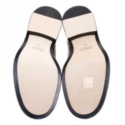 Pre Owned Joseph Black Brogue Leather Dennis Lace Up Derby Size 39