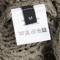 مملوكة مسبقًا تانك توب جوزيف تريكو يدوي رصاصي بني واسع M