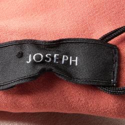 مملوكة مسبقًا فستان جوزيف ماكسي كريب حرير قصة بيزل بيز كوتور حرير برتقالي M