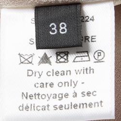 مملوكة مسبقًا فستان جوزيف ماكسي كريب حرير قصة بيزل بيز كوتور حرير برتقالي M