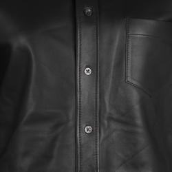 Pre Owned قميص جوزيف غيرسون جلد غلوف خروف أسود M