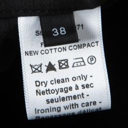 Pre Owned Joseph Black Stretch Gabardine Finley Regular Fit Trousers M