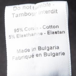 Pre Owned Joseph Black Light Cotton Stretch Finley Regular Fit Trousers L