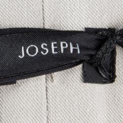 مملوكة مسبقًا بنطلون جوزيف فينلي قطن بيج حجري فاتح سترتش M