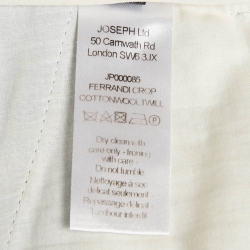 Pre Owned Joseph Blue Cottonwool Wide-Leg Trousers S