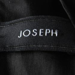 Joseph Black Open Back Sleeveless Fluid Crepe Terry Jumpsuit M