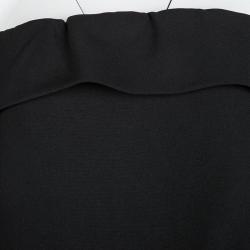 Joseph Black Fluid Crepe Strapless Jake Jumpsuit M
