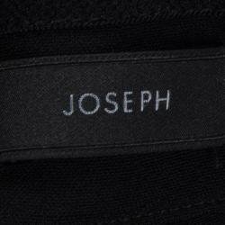 Joseph Black Fluid Crepe Strapless Jake Jumpsuit M
