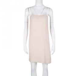 Joseph Blush Pink Pleated Silk Sleeveless Dress S