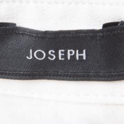 Pre Owned بلوزة جوزيف درا أكمام طويلة حرير بيج فاتح M