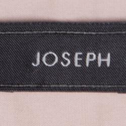 Pre Owned Joseph Pale Pink Cotton Poplin Pleated Hilde Skirt M