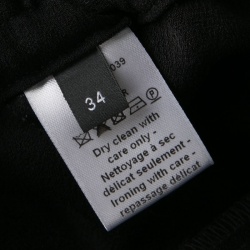 Joseph Black Stretch Crepe Elasticized Waist Shorts S