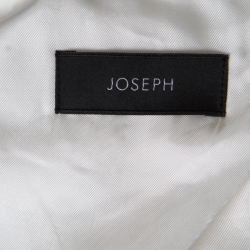 Pre Owned Joseph Off White Heavy Cotton and Linen Sleeveless Irving Blazer M