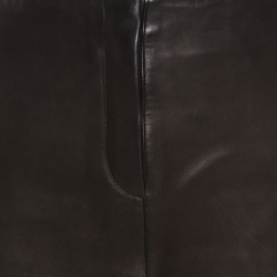 Pre Owned Joseph Brown Minnie Nappa Matte Lamb Leather Skirt M